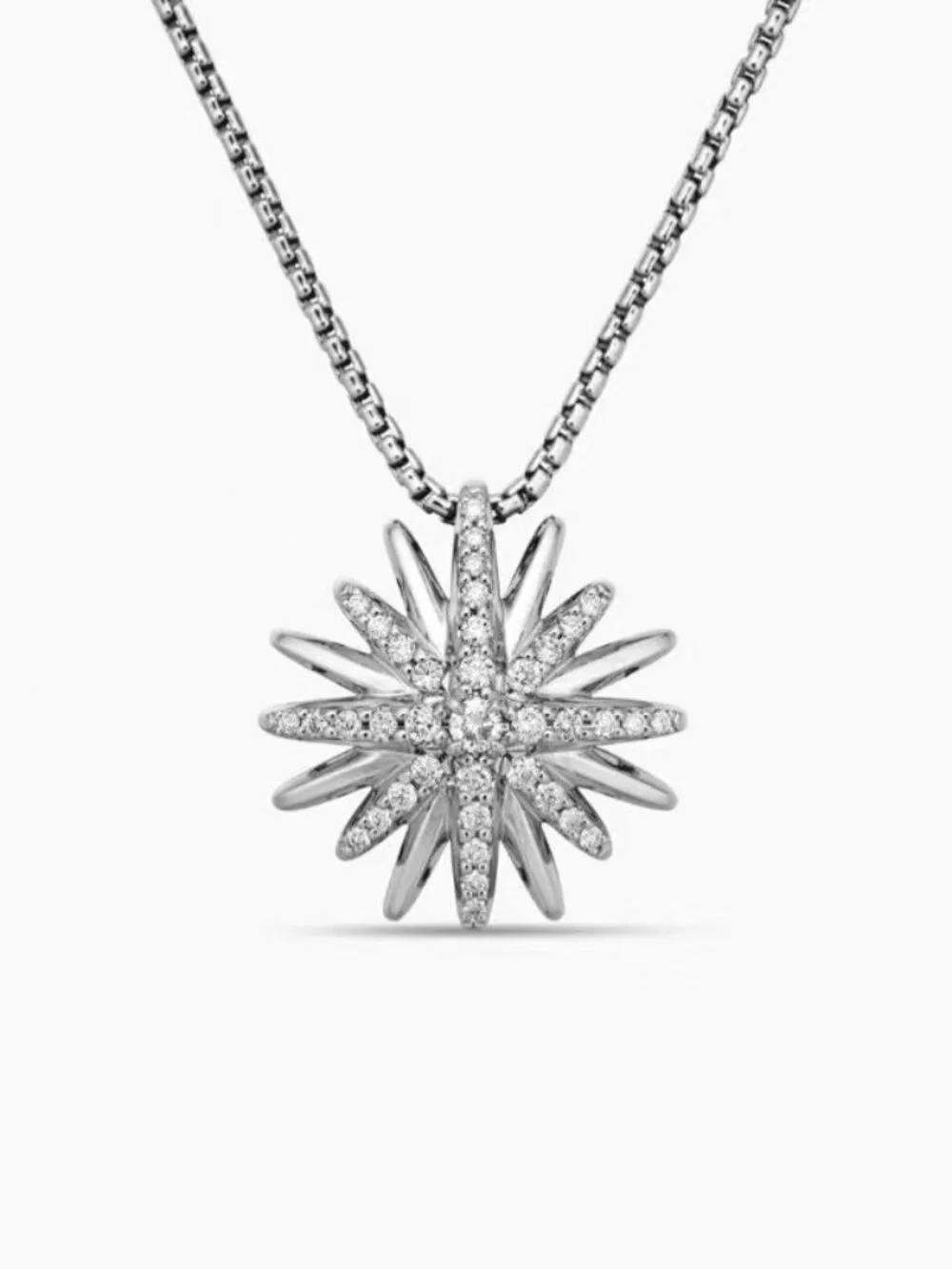 ✨David Yurman Silver Sunflower Necklace✨